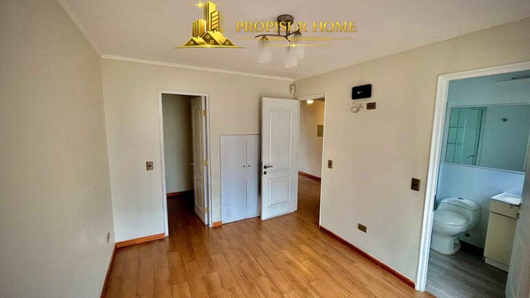 Dormitorio principal amplio en casa Avenida Esmeralda Angol