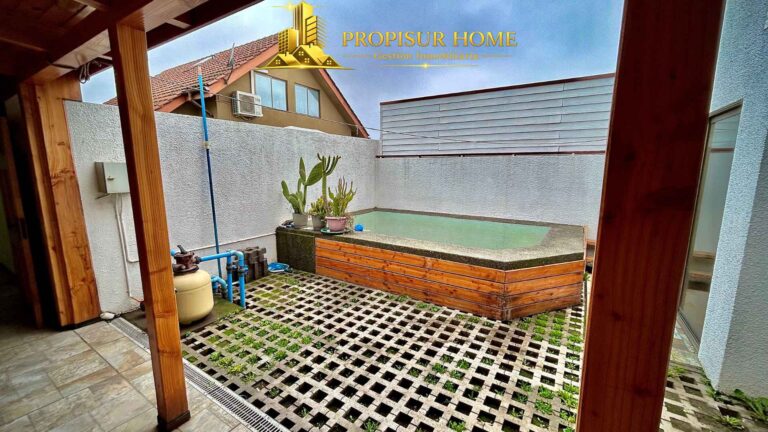 Piscina privada en casa ubicada en Avenida Esmeralda Angol