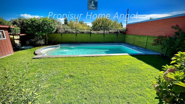 Casa en Angol con piscina en condominio Puertas de Hierro